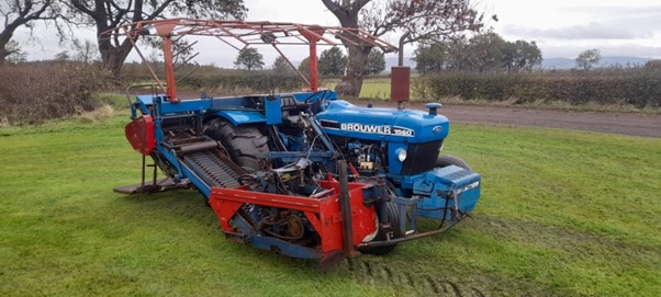 2 x Brouwer Turf Harvesters for sale